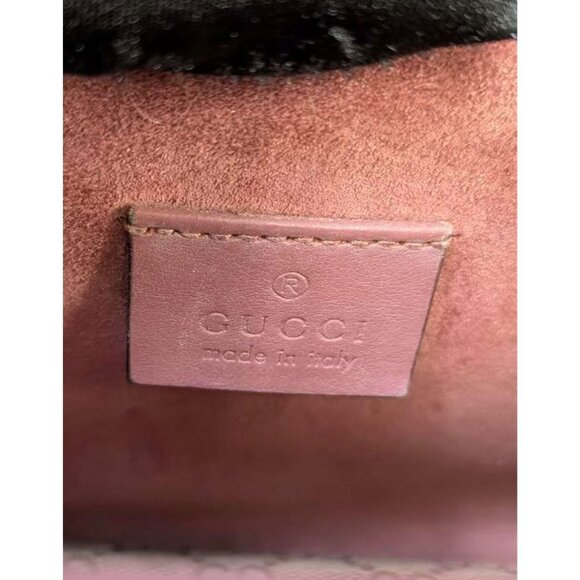 Pre-owned Gucci GG Supreme Blooms Dionysus Mini Flap Brown/Antique Rose 421970 - Picture 11 of 16